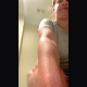 A plump girl records herself from a behind the ass perspective as she takes a shit in 3 scenes with some pissing. A couple of scenes are a little off-frame. Presented in 720P vertical HD format. About 2.5 minutes.